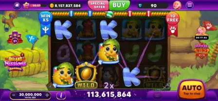 Giiiant Slots win with wild multipliers